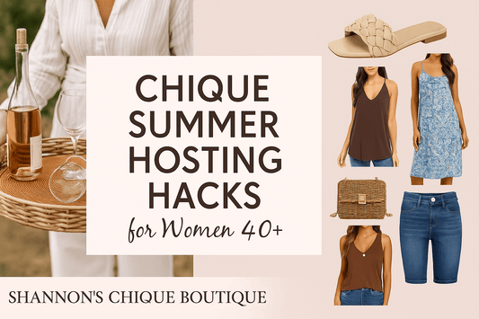 Chique Summer Hosting Hacks: Effortless Entertaining & Outfit Ideas for Real Women 40+ - Shannons Chique Boutique