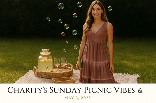 ✨Charity’s Sunday Picnic Vibes – Easy Style & Backyard Joy