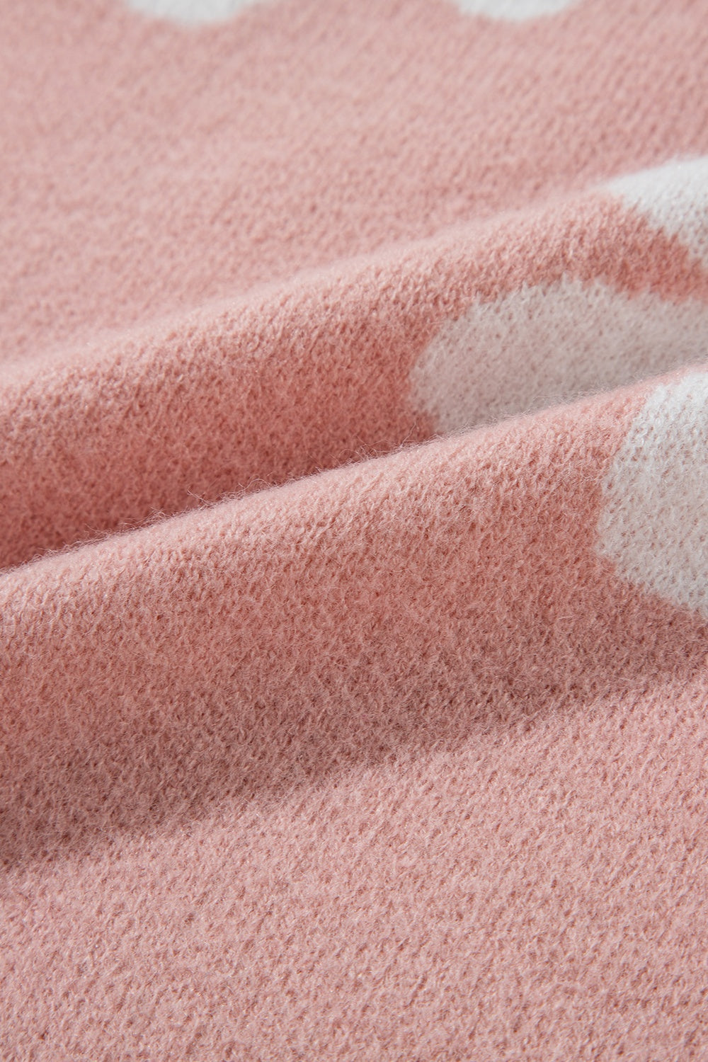 Pearl Trim Round Neck Short Sleeve Sweater - -