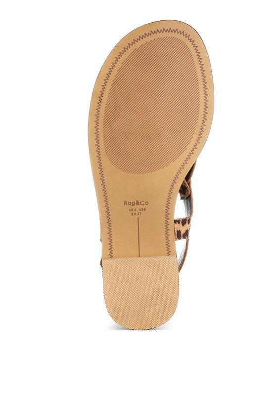 Venusa Leopard Print Buckled Flats – | Shannon’s Chique Boutique