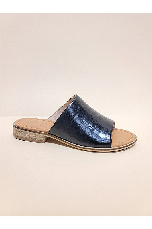 LEVI-SLIDE SANDALS - BLACK -