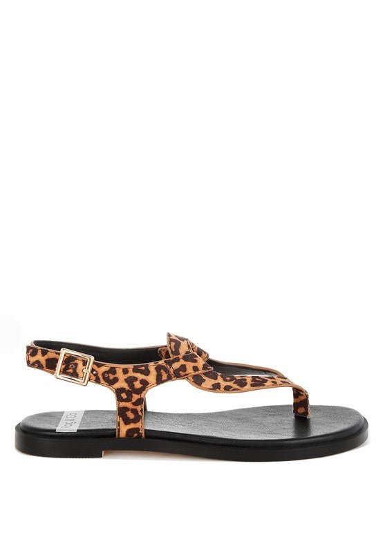 Venusa Leopard Print Buckled Flats – | Shannon’s Chique Boutique