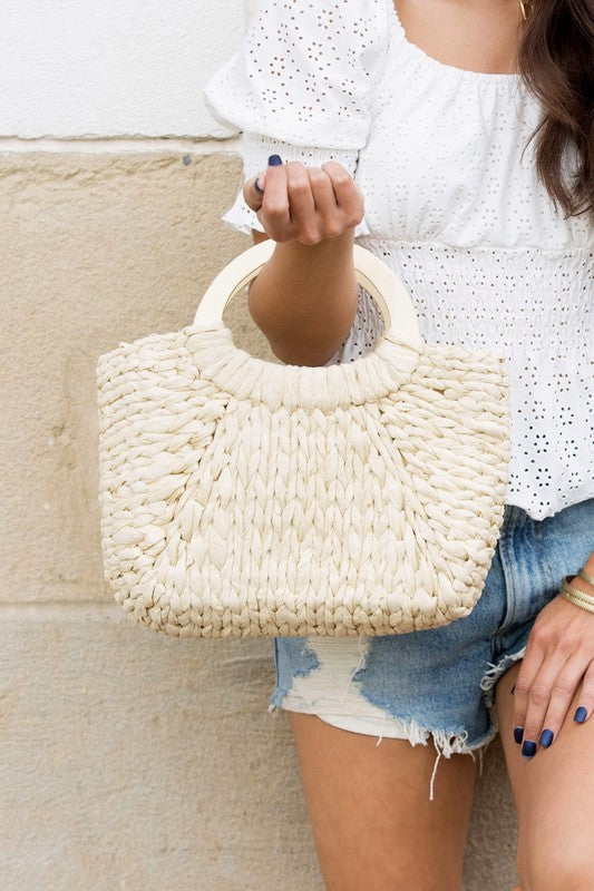 Woven Tote - Straw OneSize -