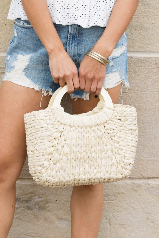 Woven Tote - -