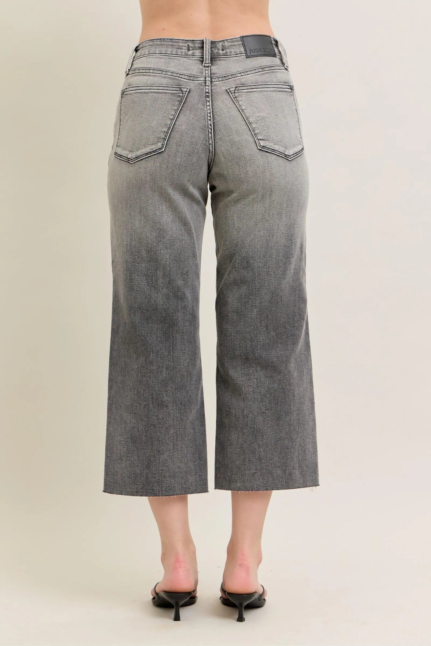 Judy Blue Full Size Wide Leg Capris Jeans Plus Size – | Shannon’s Chique Boutique