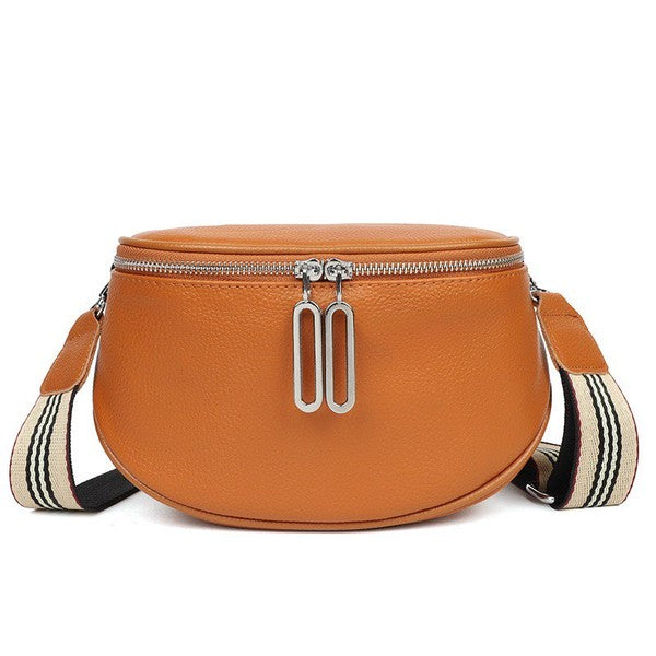 Hazel Genuine Leather Sling Bag - -