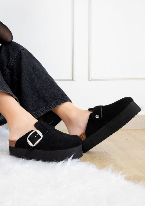 JASMINE SLIP ON PLATFORM CLOG - -