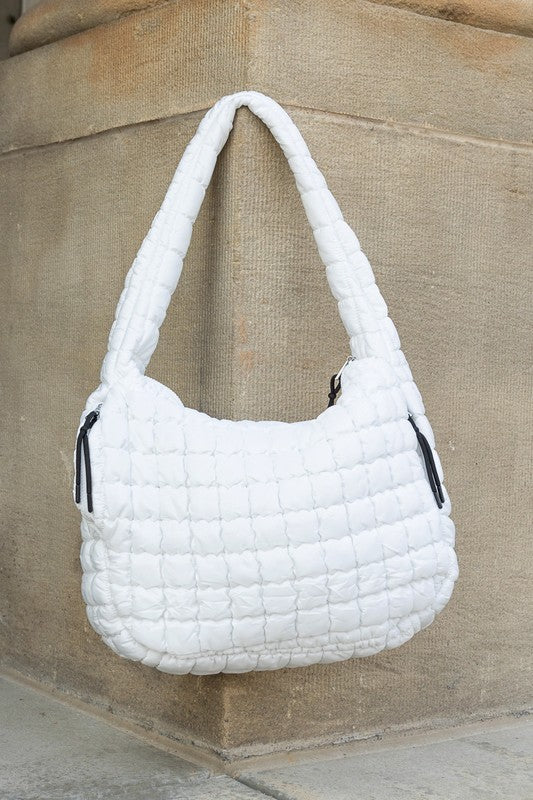 Taylor Quilted Puffer Tote - -