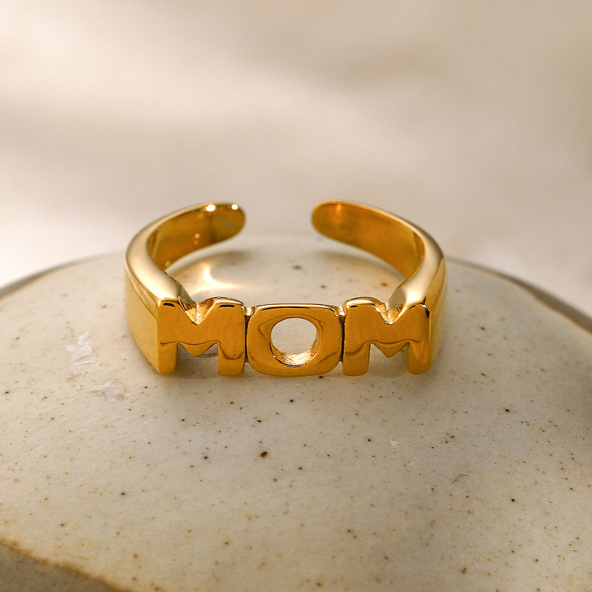 Meaningful MOM Open Ring - -