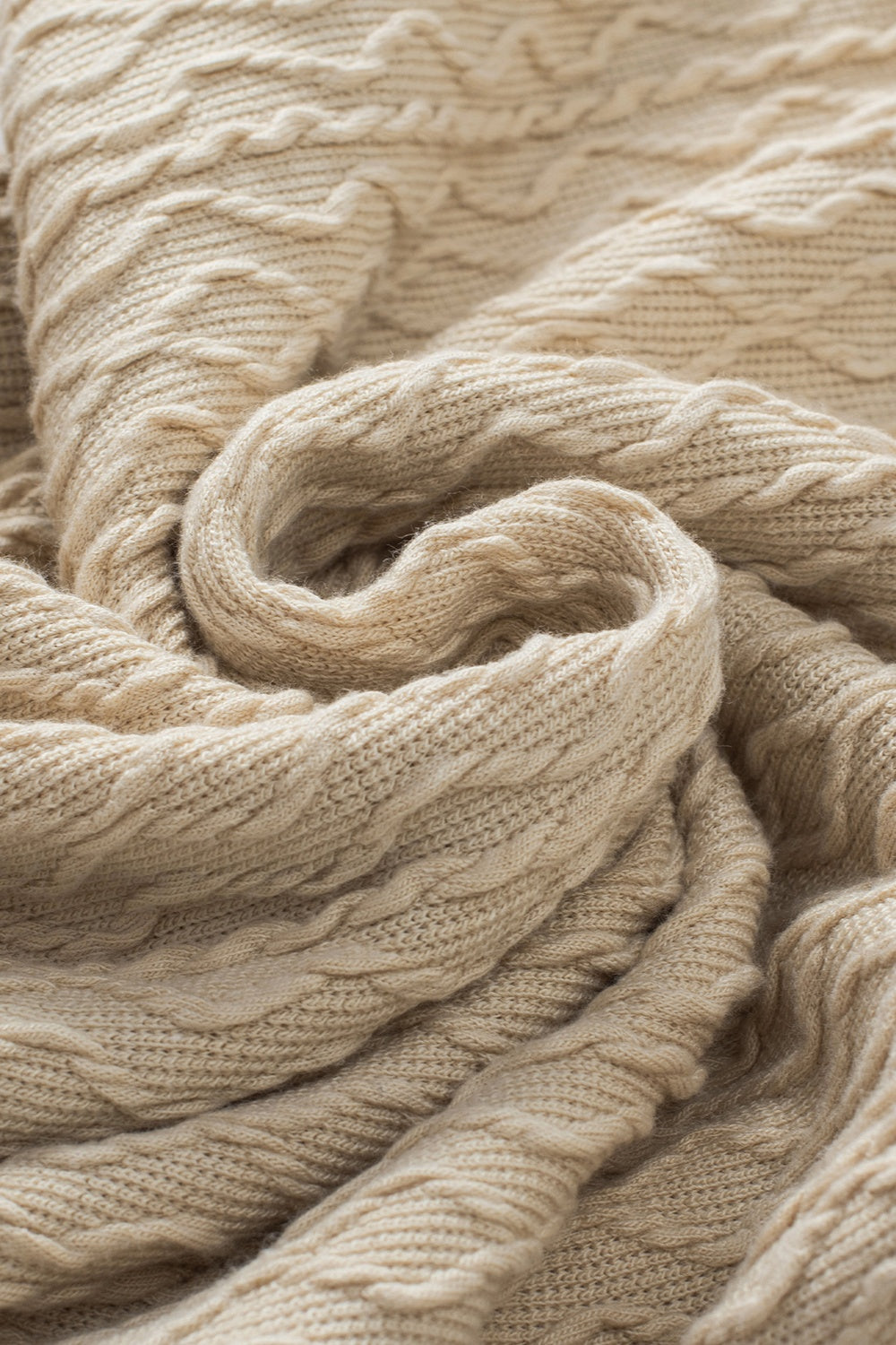 Textured Mock Neck Three-Quarter Sleeve Top - -