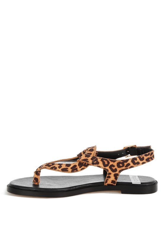 Venusa Leopard Print Buckled Flats – | Shannon’s Chique Boutique