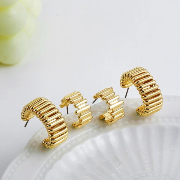 Stacy Earrings -Large - -