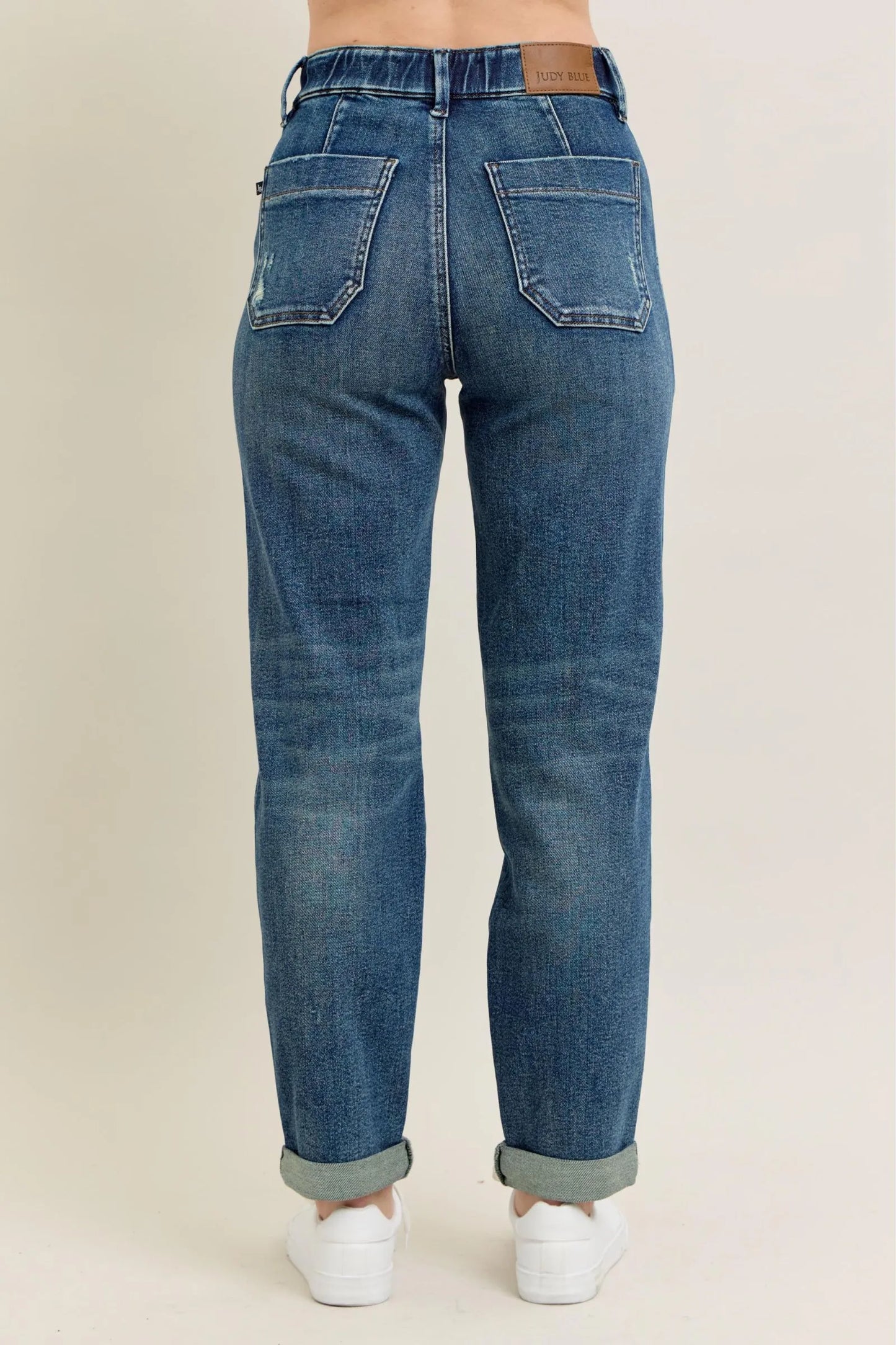 Judy Blue Full Size HW Vintage Wash Jeans w/ Drawstring Plus Size – | Shannon’s Chique Boutique