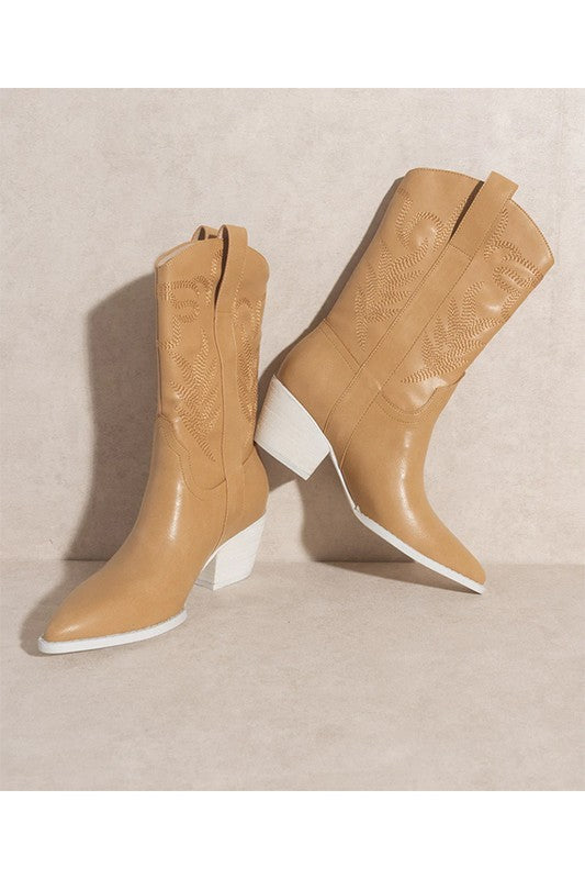 SEPHIRA-WESTERN BOOTS - -