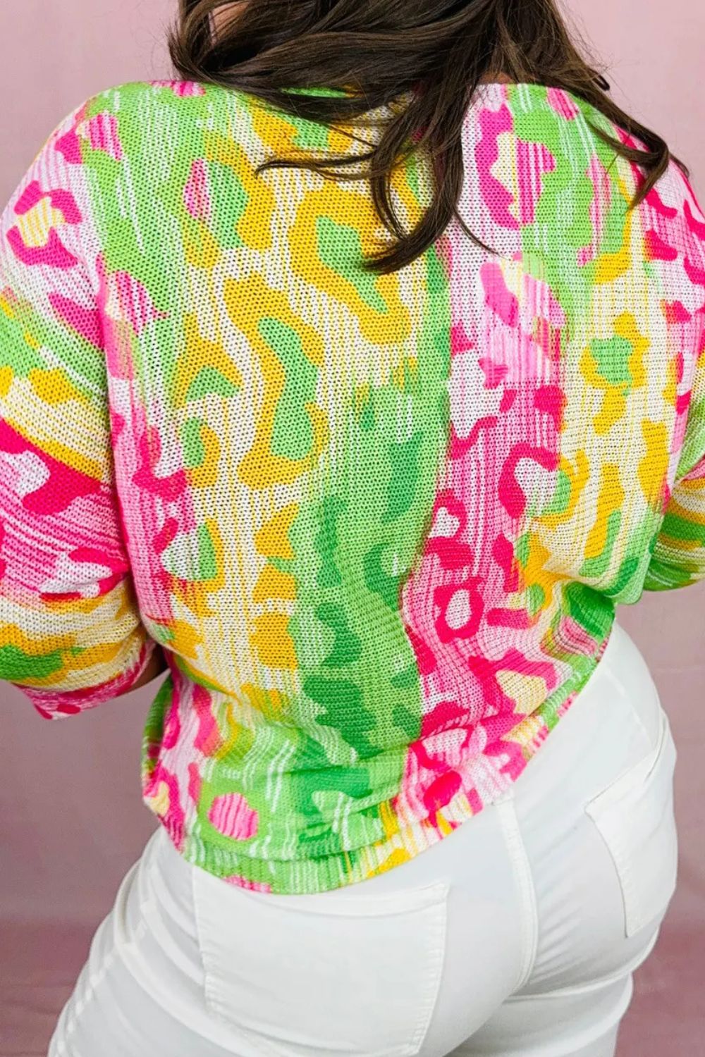 Plus Size Printed Round Neck T-Shirt - -