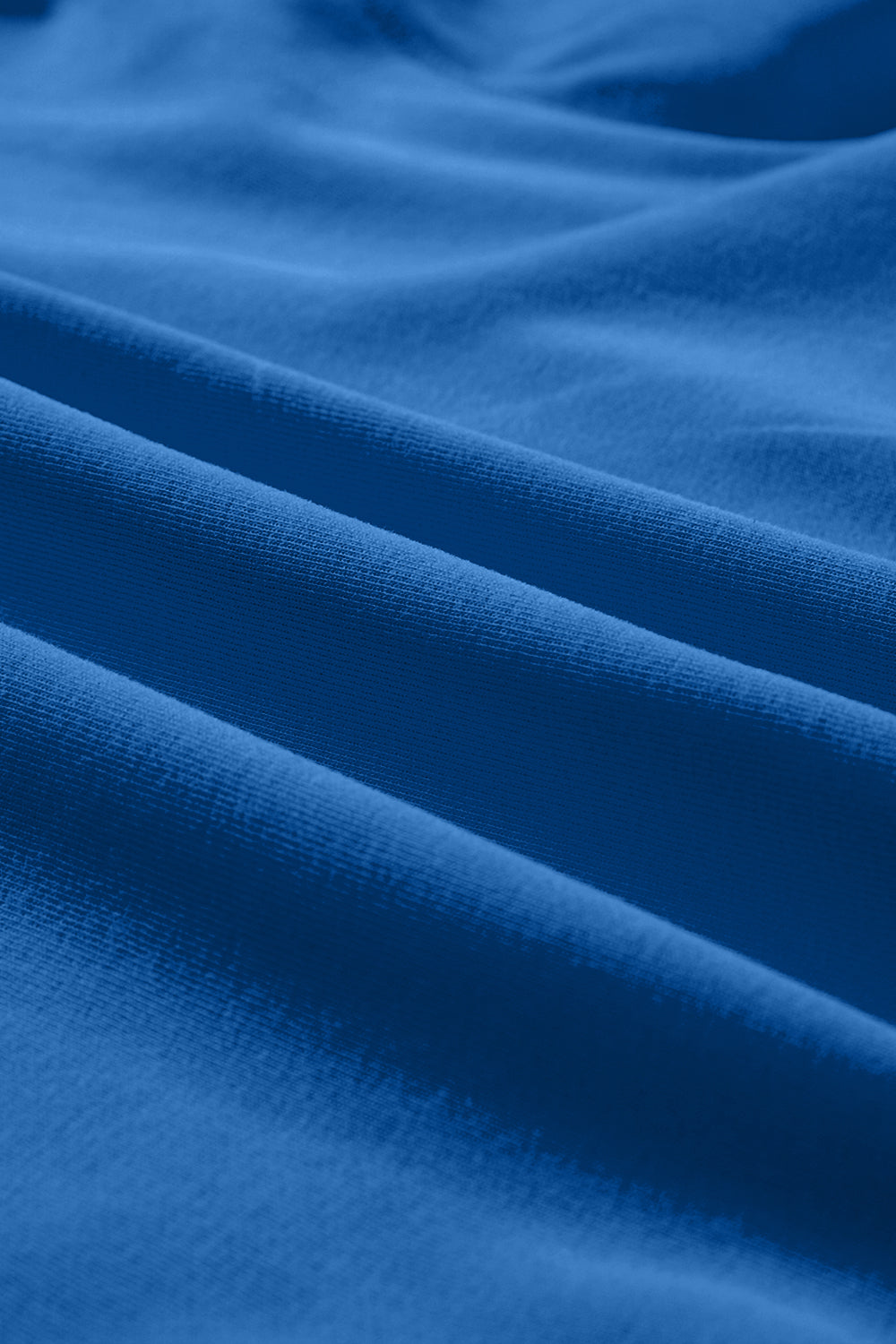 Contrast Round Neck Long Sleeve Sweatshirt - -