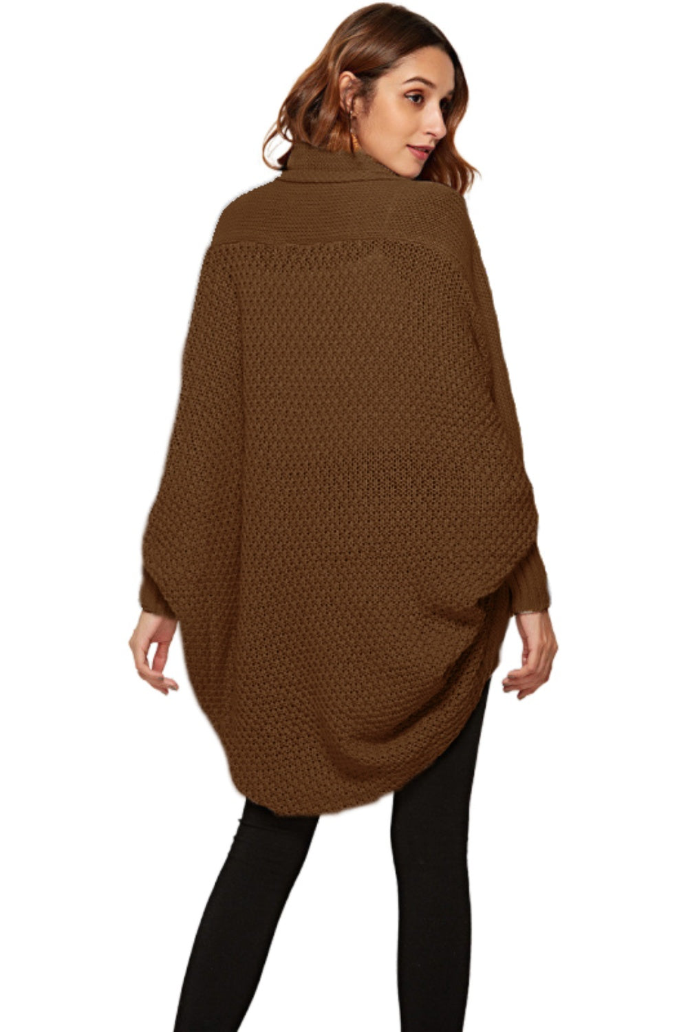 Angel Wings Open Front Batwing Sleeve Cardigan - -