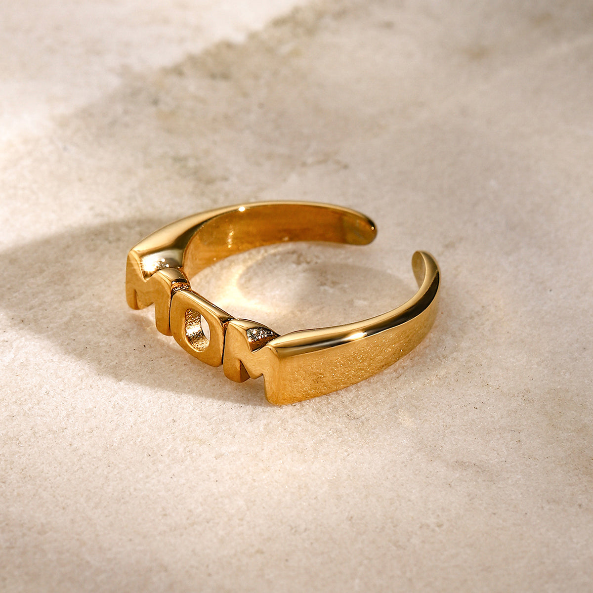 Meaningful MOM Open Ring - -