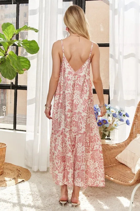 Blush Coastal Maxi Dress – Lightweight Summer Essential | SCB Boutique.