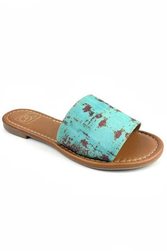 Lulu-4 - Rusted Turquoise -
