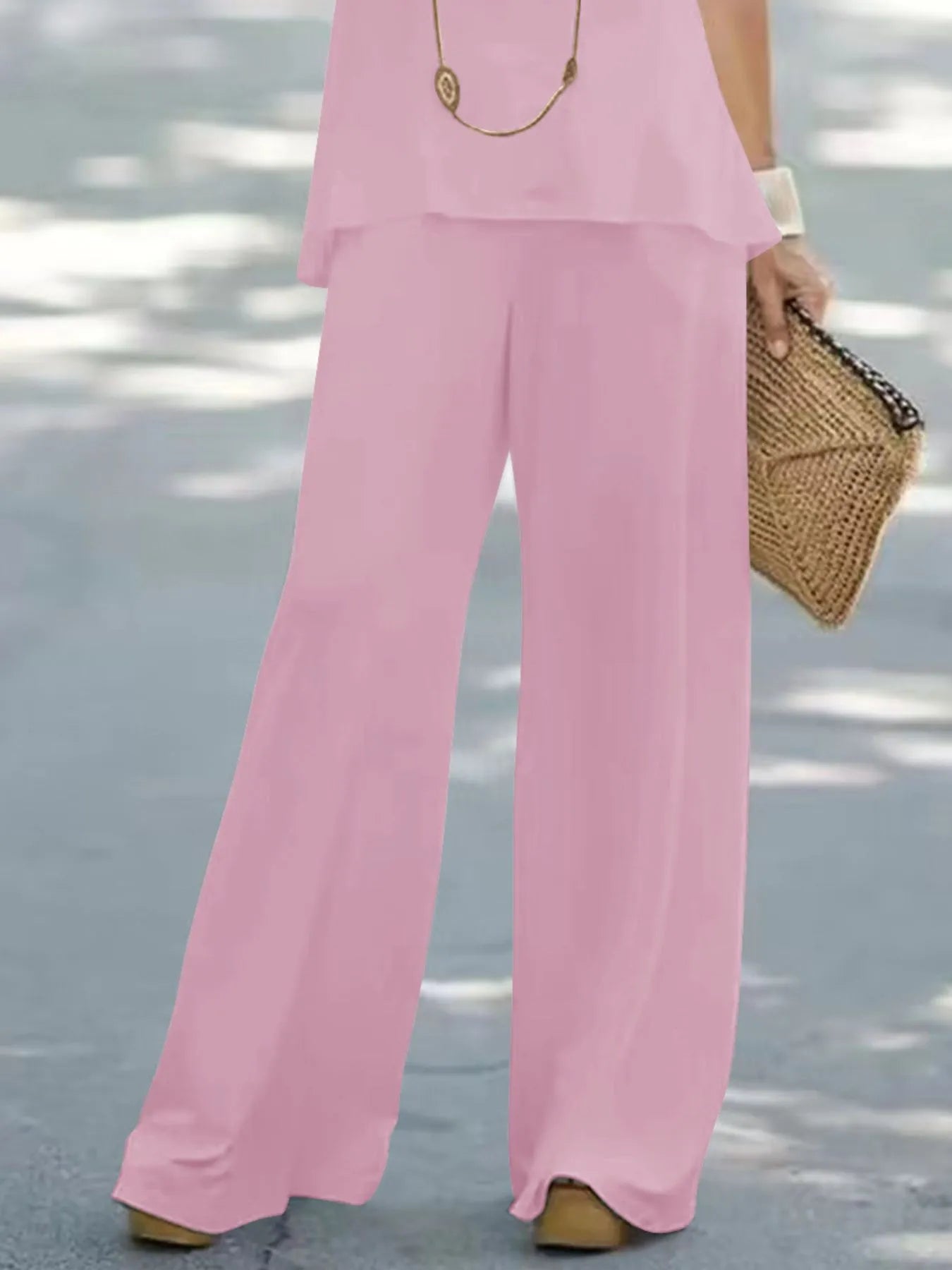 Halter Top and Wide Leg Pants Matching Set – | Shannon’s Chique Boutique
