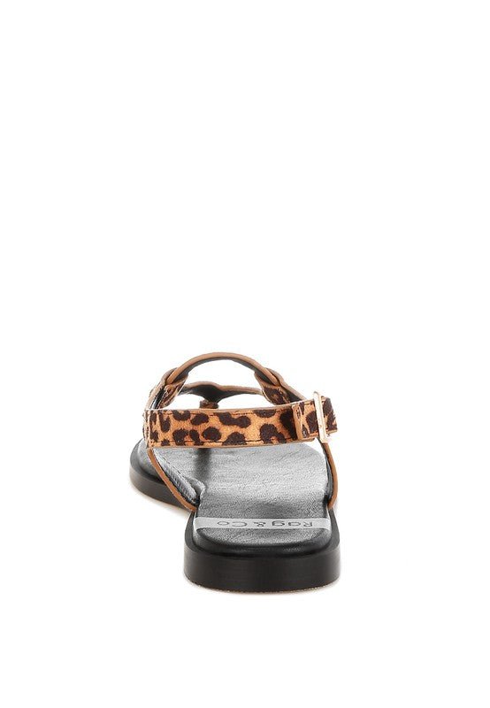 Venusa Leopard Print Buckled Flats – | Shannon’s Chique Boutique