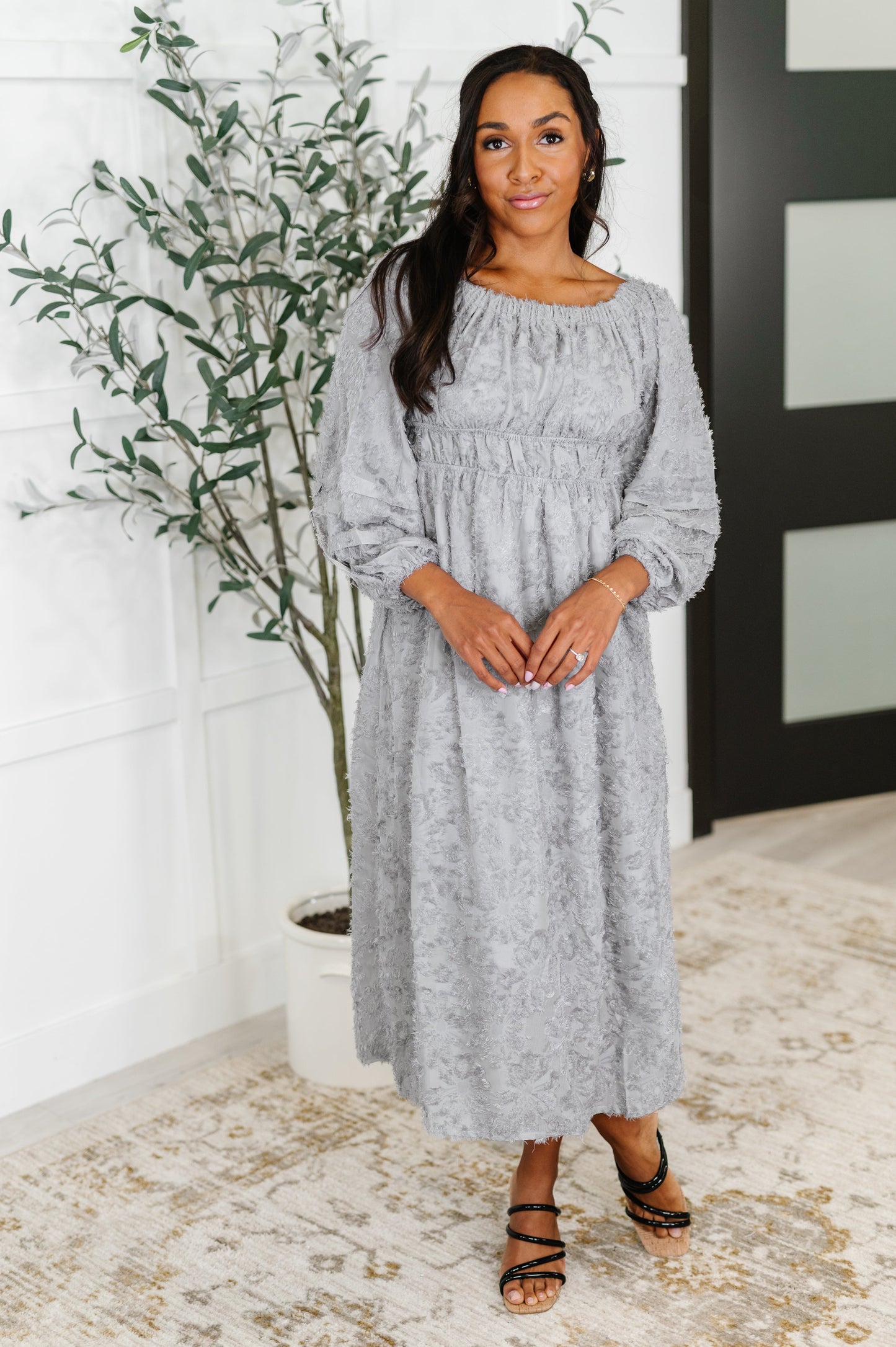 All Is Well Dress In Opal Gray - - Womens