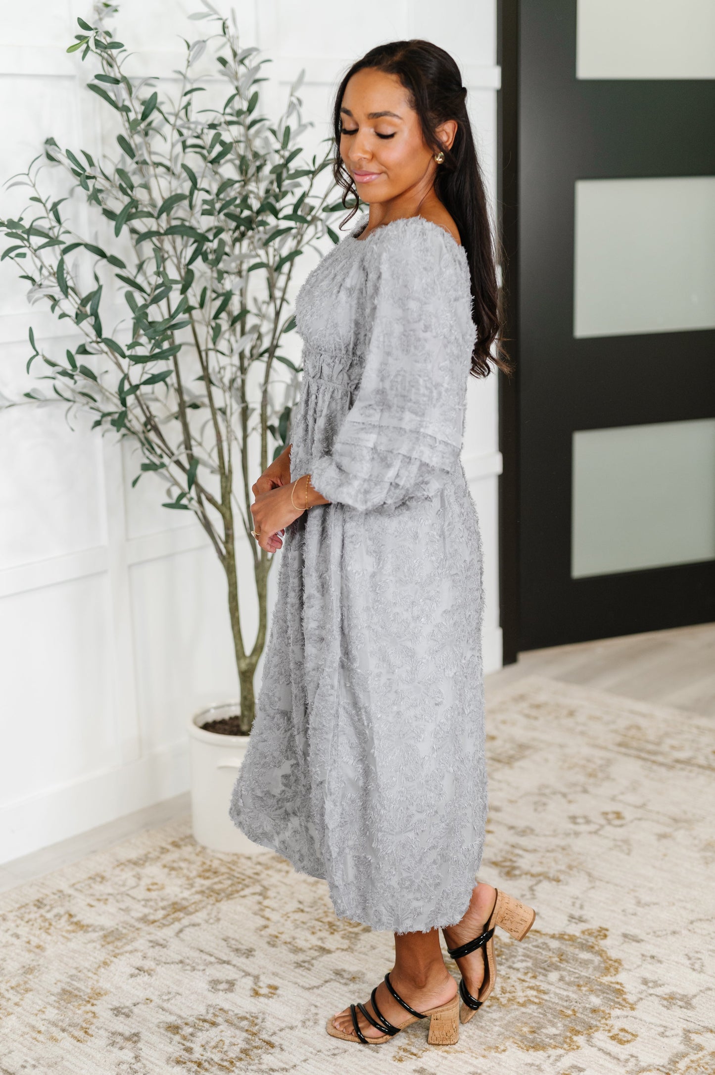 All Is Well Dress In Opal Gray - - Womens