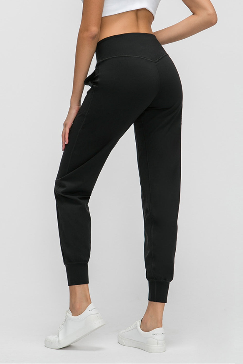 Millennia Wide Waistband Slant Pocket Pants - -