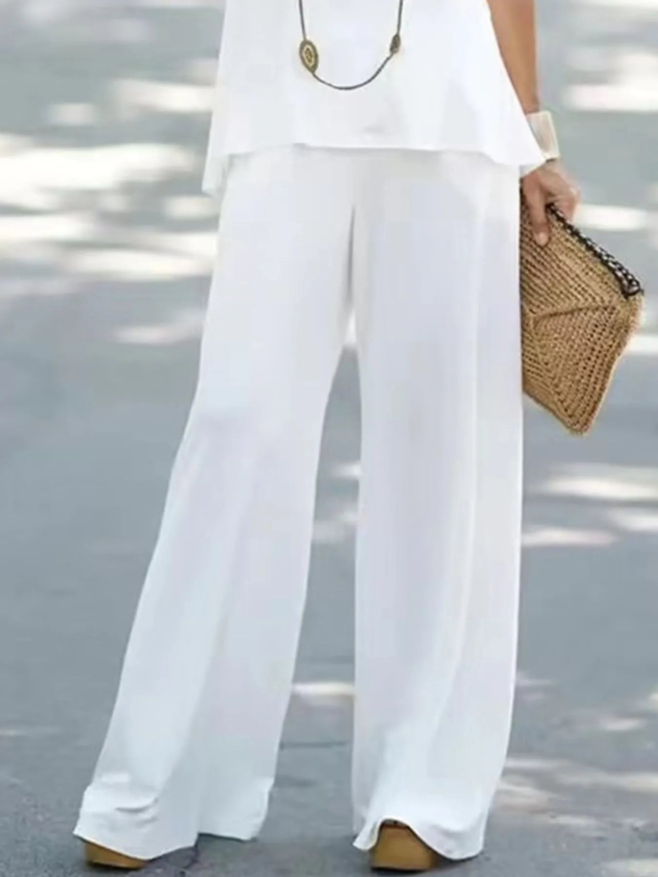Halter Top and Wide Leg Pants Matching Set – | Shannon’s Chique Boutique
