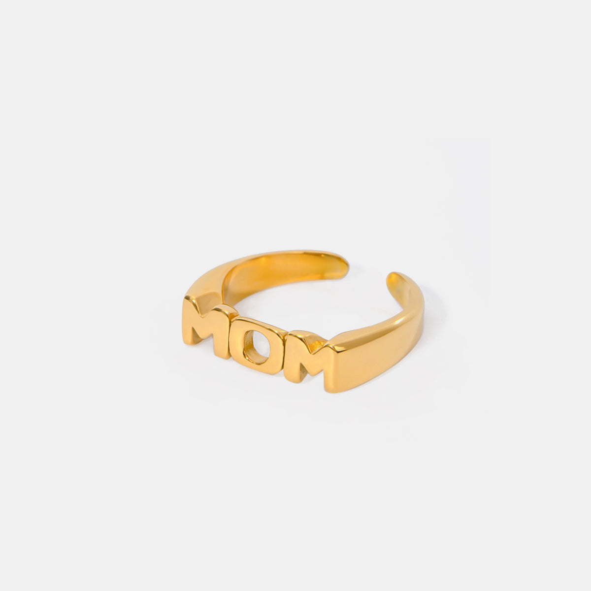 Meaningful MOM Open Ring - Gold One Size -