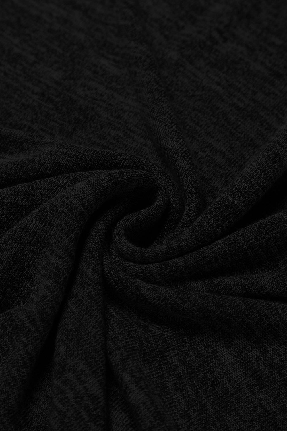 Round Neck Cold Shoulder Long Sleeve Top - -