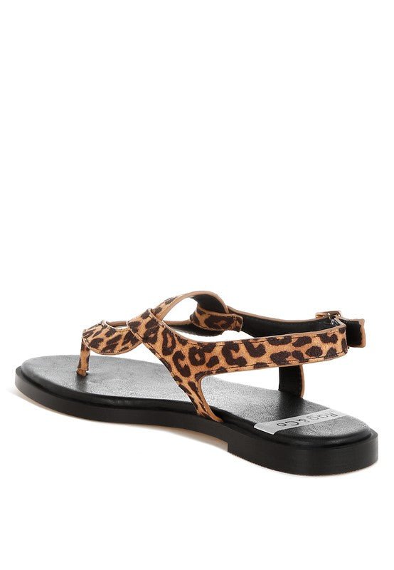 Venusa Leopard Print Buckled Flats – | Shannon’s Chique Boutique