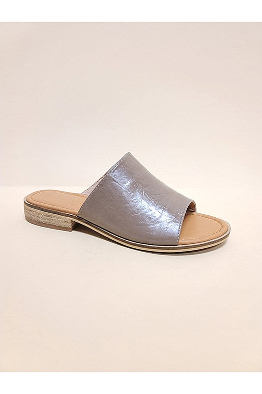 LEVI-SLIDE SANDALS - TAUPE -