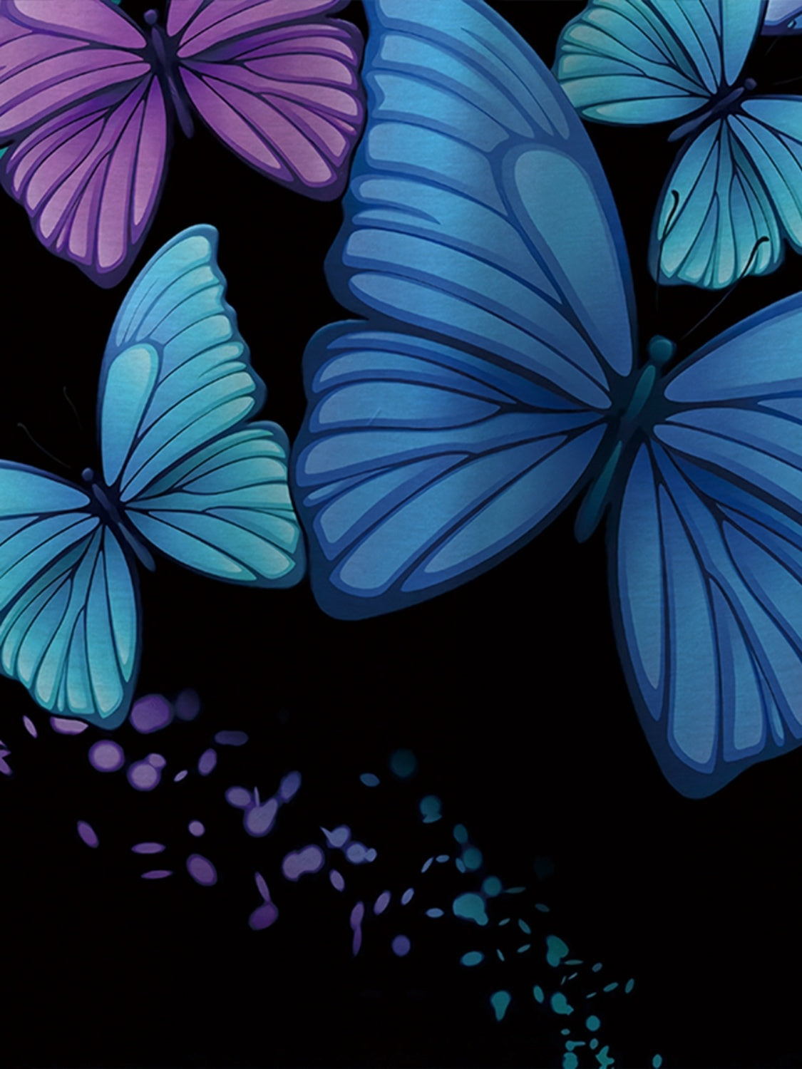 Printed Elastic Waist Midi Skirt - -