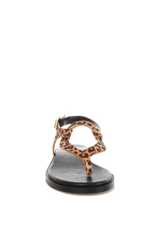 Venusa Leopard Print Buckled Flats – | Shannon’s Chique Boutique