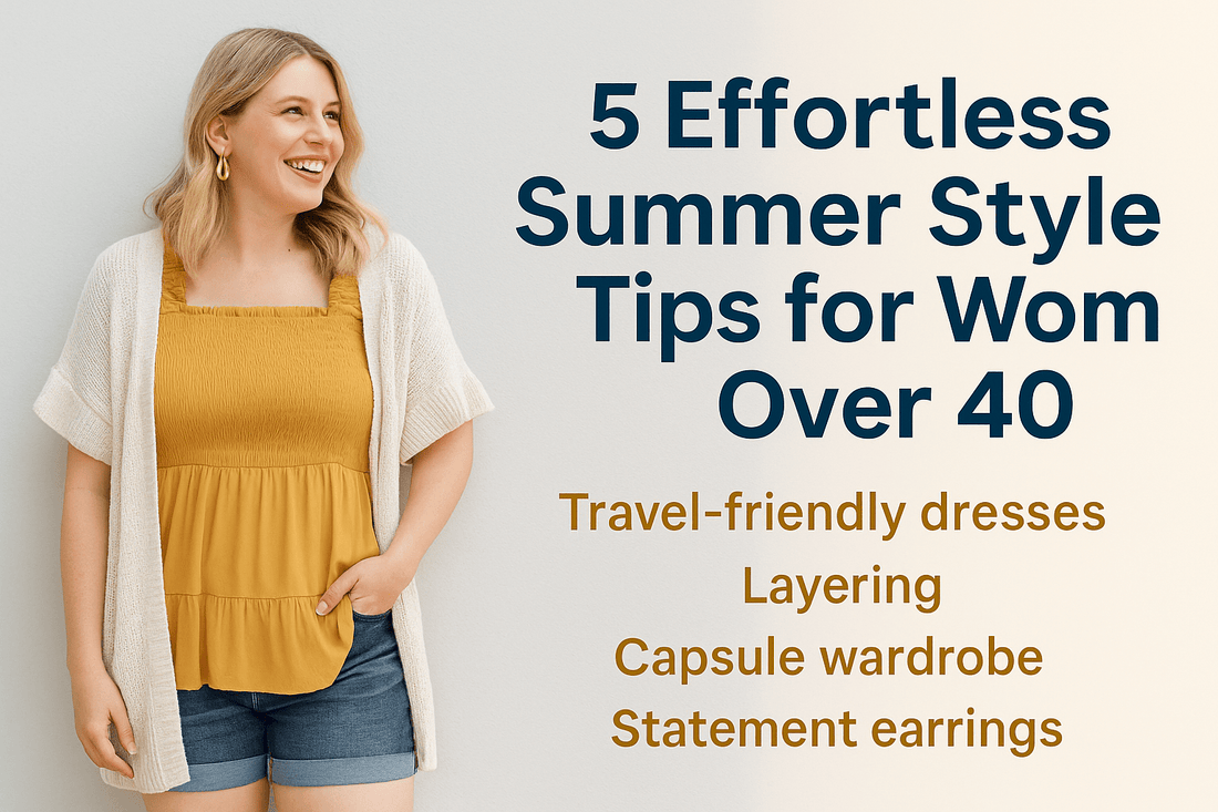 5 Effortless Summer Style Hacks for Women Over 40 (That Actually Work!) - Shannons Chique Boutique