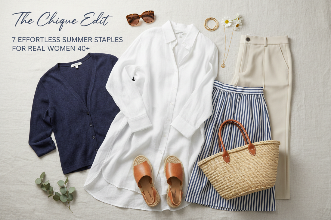 The Chique Edit: 7 Effortless Summer Staples for Real Women 40+