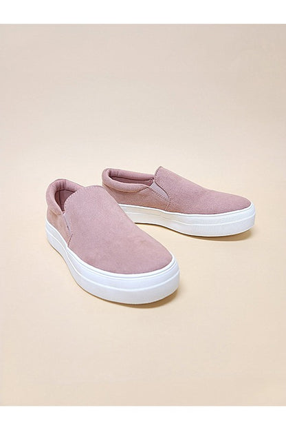 HIKE-SLIP ON CASUAL SNEAKERS - DARK MAUVE -