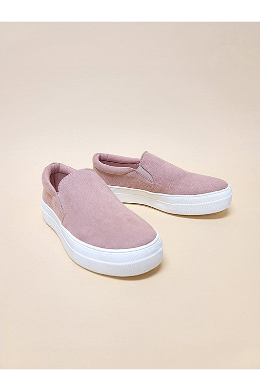 HIKE-SLIP ON CASUAL SNEAKERS - DARK MAUVE -