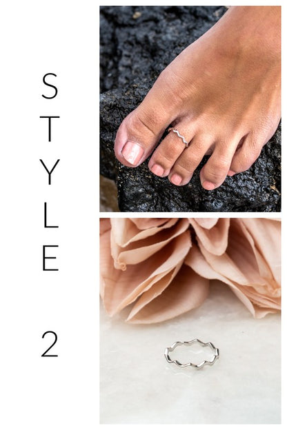 Sterling Silver Toe Rings