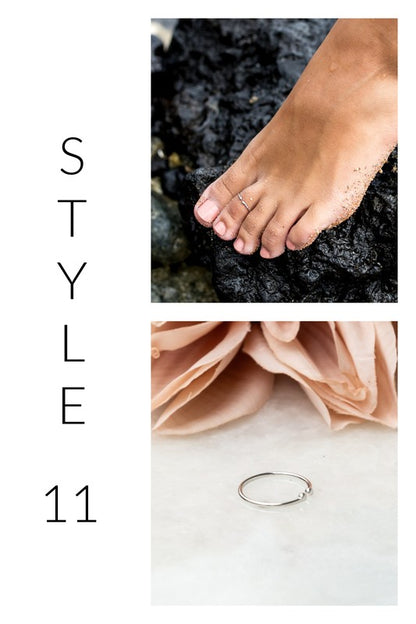 Sterling Silver Toe Rings