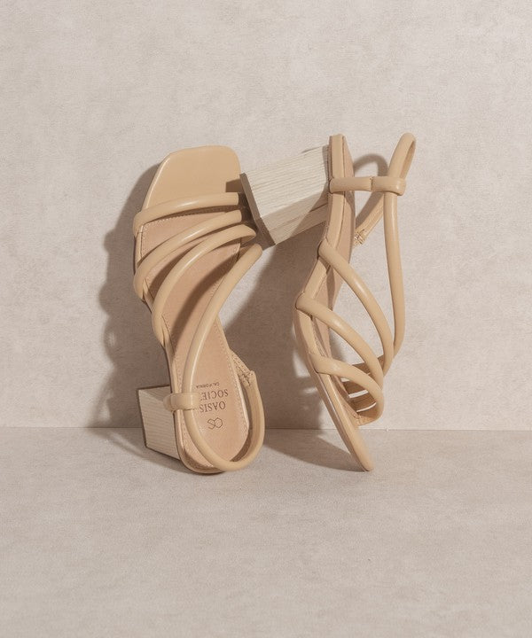 OASIS SOCIETY Ashley - Wooden Heel Sandal