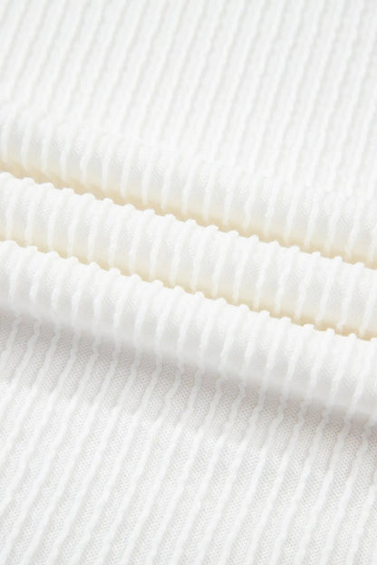 Shannon's Chique Boutique - Sporty-Chic Ribbed Knit Tank Top - -