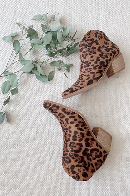 AMOUR-WESTERN BOOTS - LEOPARD -