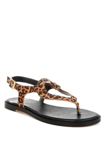 Venusa Leopard Print Buckled Flats – | Shannon’s Chique Boutique