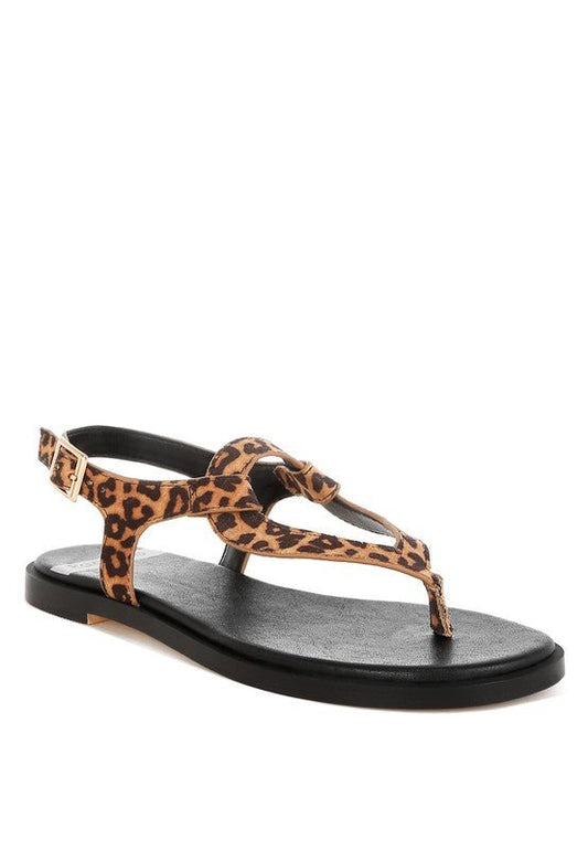Venusa Leopard Print Buckled Flats – | Shannon’s Chique Boutique