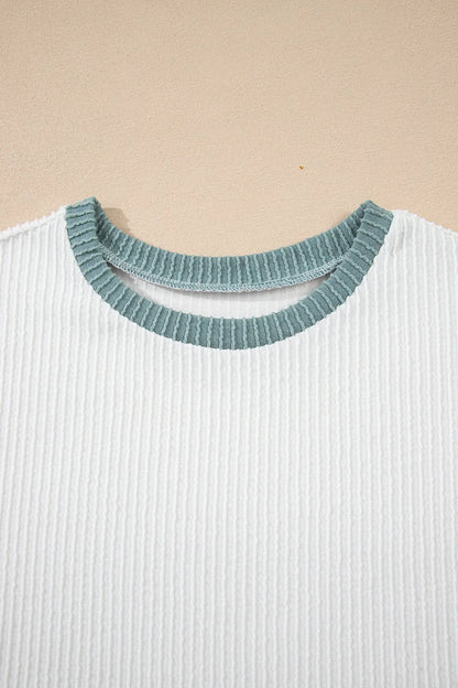 Shannon's Chique Boutique - Sporty-Chic Ribbed Knit Tank Top - -