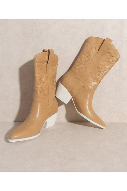 SEPHIRA-WESTERN BOOTS - -