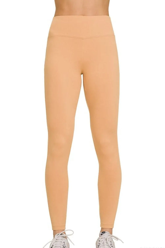 Zenana Microfiber Waistband Leggings – | Shannon’s Chique Boutique